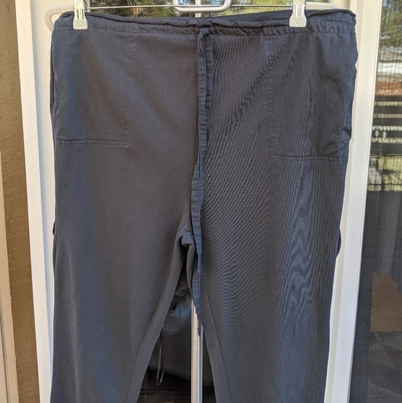 Zara Women's Gray Jumpsuit Short Sleeve Size Small Adjustable Waist Tie - Picture 4 of 7